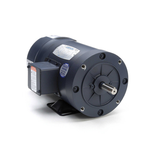 110669.00 Leeson |  1/3 hp 1800 RPM 56C Frame TENV C-Face (Rigid Base) Brake Motor 208-230/460V
