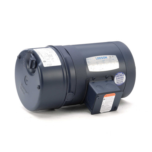 114158.00 Leeson |  1/3 hp 1800 RPM 56C Frame TENV C-Face (No Base) Brake Motor 208-230/460V