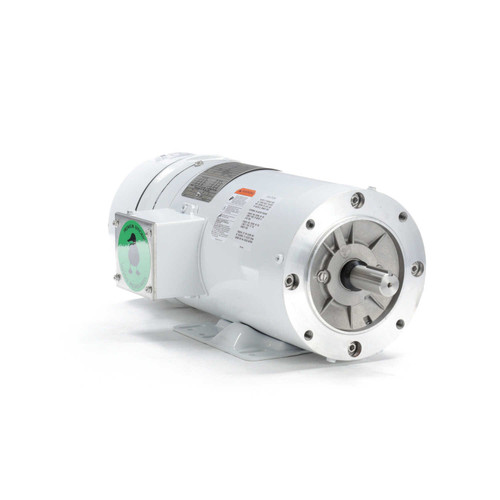 122193.00 Leeson |  1 hp 1800 RPM 143TC TENV Washdown Duty Brake Motor w/Base 208-230/460V