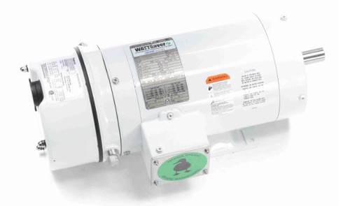 122193.00 Leeson |  1 hp 1800 RPM 143TC TENV Washdown Duty Brake Motor w/Base 208-230/460V