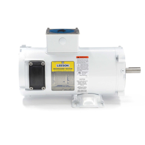 108229.00 Leeson |  3/4 hp 1800 RPM 56C TENV Frame 180 volts DC Wash Down Duty