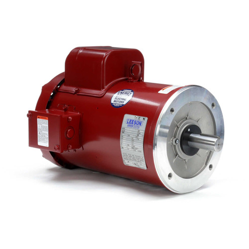 131602.00 Leeson |  5hp 1740 RPM 184TC Frame (Farm Duty) 230 Volts