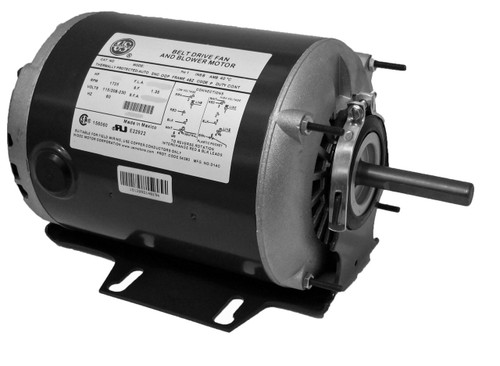 PD6004 | 1/3 hp 1725 RPM 48 Frame 115/230V Belt Drive Furnace Motor Ball Brg
