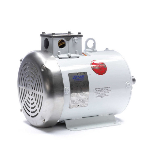 132246.00 Leeson |  2 hp 1140 RPM 184TZ 230/460V Feather Picker Motor