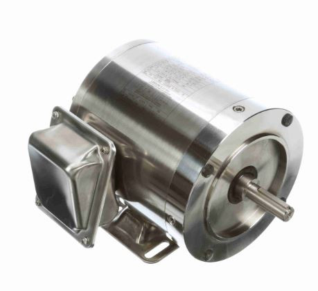 191204.00 Leeson |  1/2 hp 1800 RPM 56C Frame TENV 208-230/460 Volts Stainless Steel