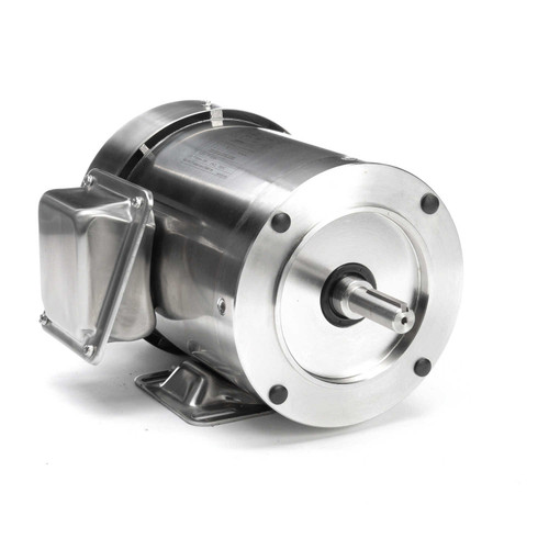 191209.00 Leeson |  1 hp 3600 RPM 56HC Frame TEFC 208-230/460 Volts Stainless Steel