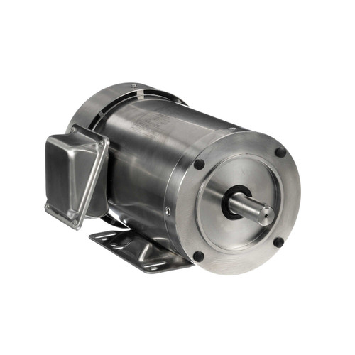191486.00 Leeson |  1 hp 3600 RPM 143TC Frame TEFC 208-230/460 Volts Stainless Steel