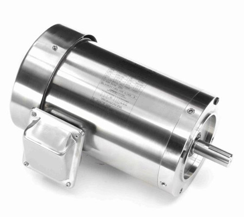 191564.00 Leeson |  1 hp 1800 RPM 56HC Frame TEFC 208-230/460 Volts Stainless Steel