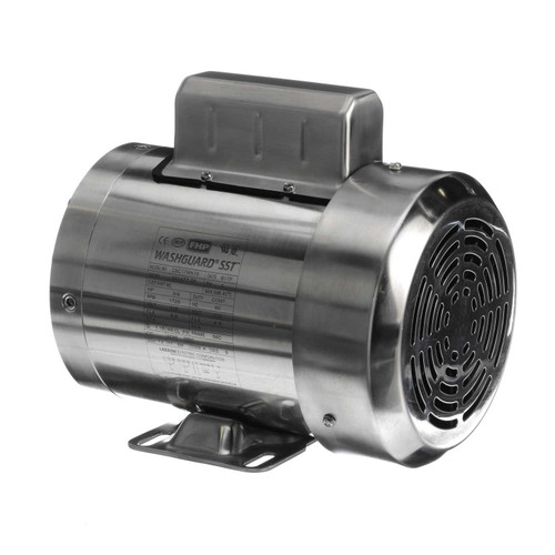 191477.00 Leeson |  3/4 hp 1800 RPM 56C 115/230V, TEFC Stainless Steel w/Base