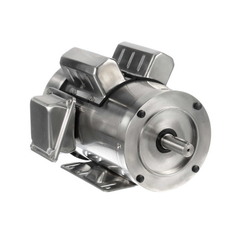 191482.00 Leeson |  2 hp 3600 RPM 145TC 115/230V Stainless Steel w/Base
