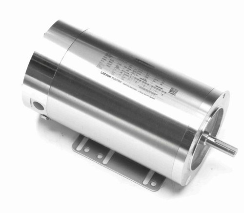 116348.00 Leeson |  1 hp 1800 RPM 56HC 115/208-230V Stainless Steel w/Base