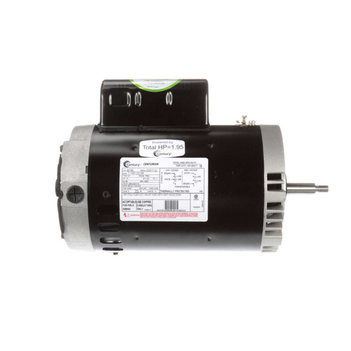 B796 Century 1.5 hp 3450 RPM 56J Frame 115/230V Switchless Swimming Pool Pump Motor Century # B796