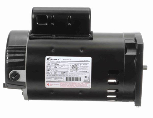 Century B2854 (B2854V1) Pool Pump Motor – 1.5 HP Square Flange Replacement