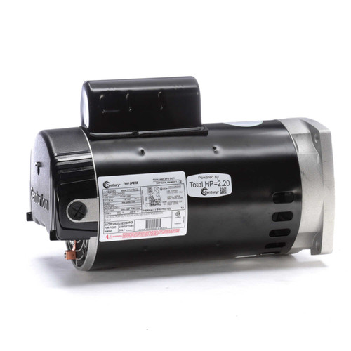 B2983 Century 1.5 hp 2-Speed 56Y Frame 230V Square Flange Pool Motor Century # B2983