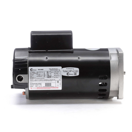 B2984 Century 2 hp 2-Speed 56Y Frame 230V Square Flange Pool Motor Century # B2984