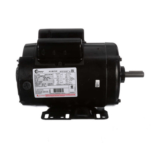 C593 Century 1 HP 1800 RPM 56H Frame 115/230V Cow Cooler Motor