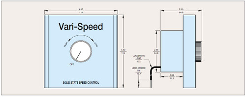KBWC-210 | KB Electronics Solid State Variable Speed AC Electric Motor Control 10.0 Max amps 230V