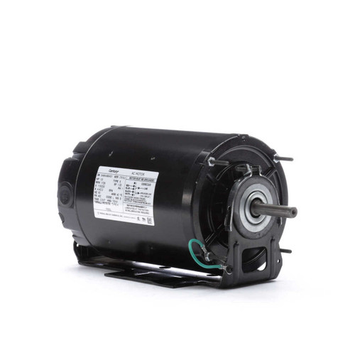 F500L Century 1/3 hp 1800 RPM 48Z Frame 230/115V Farm Building Belted Fan Electric Motor