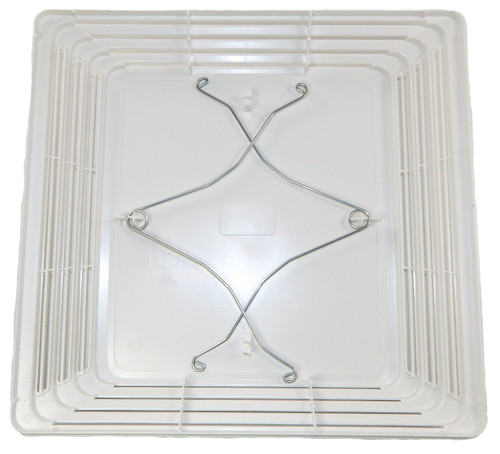 S97013576 | Broan Plastic Grille with Springs 676, 684 Bath Ventilator Part # 97013576