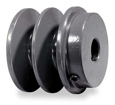 2AK20X1/2 Pulley | 2.0" X 1/2" Double Groove AK Fixed Bore Pulley