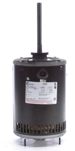 H667 Century Condenser Fan Motor 6 1/2" Dia, 1 hp, 1140 RPM 460/200-230V Three Phase Century # H667