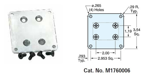 M1760006.00 Leeson |  Option Base Kit for certain  Gear Motors