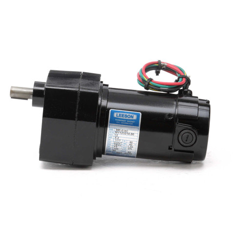 M1125214.00 Leeson |   Parallel Shaft 1/21 hp, 30 RPM 12VDC Electric Gear Motor