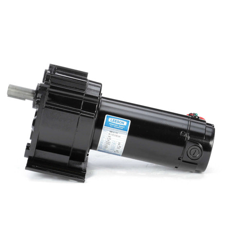M1125038.00 Leeson |   Parallel Shaft 1/8 hp, 31 RPM 180 Volts DC TENV Electric Gear Motor