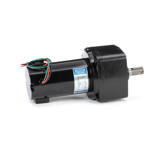M1135106.00 Leeson |   Parallel Shaft 1/8 hp, 7 RPM 90 Volts DC TENV Electric Gear Motor