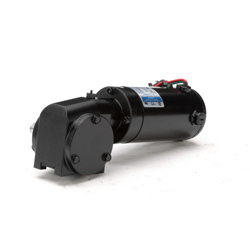 M1115018.00 Leeson |   Right Angle 1/17 hp, 42 RPM 90 Volts DC TENV Electric Gear Motor