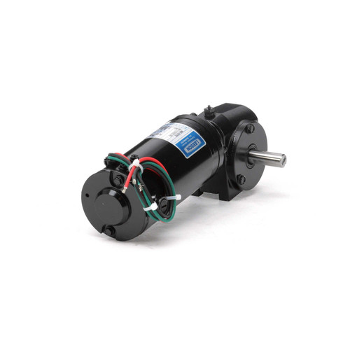 M1115022.00 Leeson |   Right Angle 1/17 hp, 500 RPM 90 Volts DC TENV Electric Gear Motor