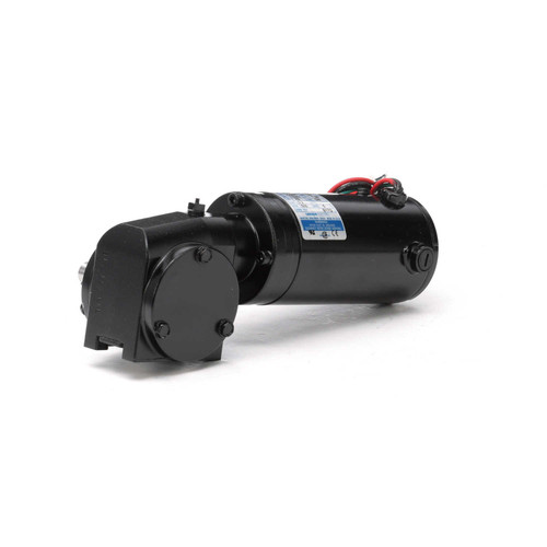 M1115022.00 Leeson |   Right Angle 1/17 hp, 500 RPM 90 Volts DC TENV Electric Gear Motor