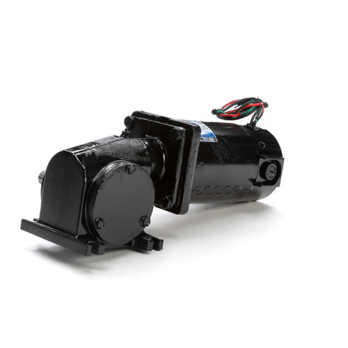 M1135041.00 Leeson |   Right Angle 1/8 hp, 500 RPM 90 Volts DC TENV Electric Gear Motor