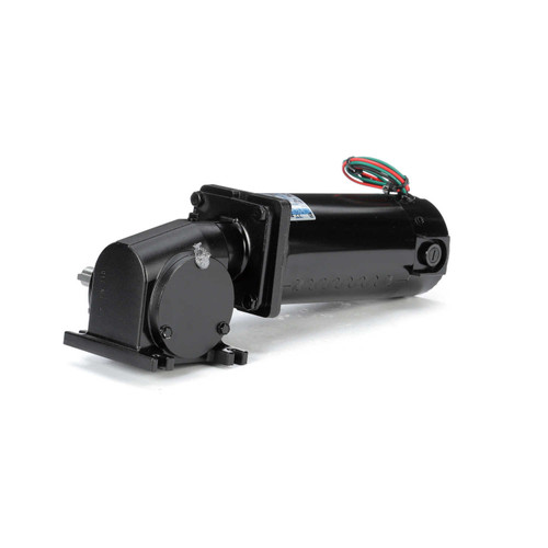 M1135043.00 Leeson |   Right Angle 1/4 hp, 83 RPM 90 Volts DC TENV Electric Gear Motor