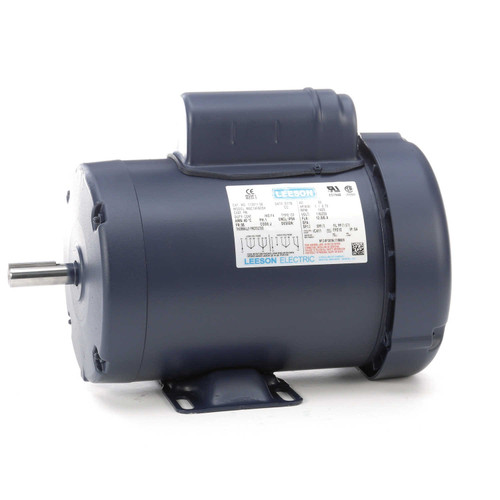 113911.00 Leeson |  1 hp 1425 RPM 56 Frame TEFC Rigid Base 110/220V 50hz.