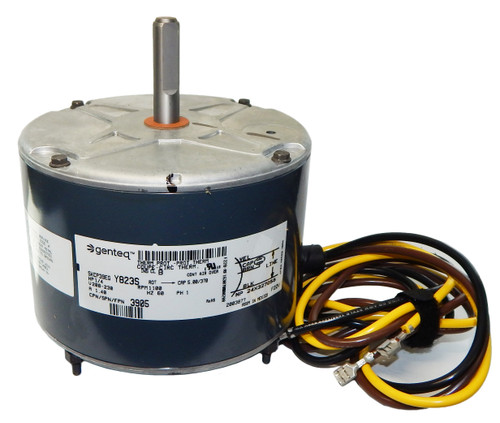 Genteq 3905 Condenser Fan Motor – 1/4 HP 1100 RPM Replaces Carrier HC39GE237A