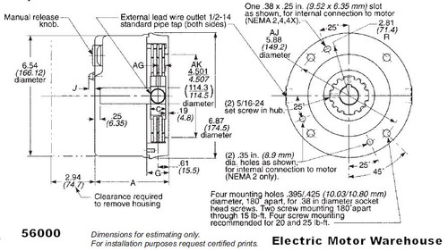 105602400BPF Stearns Brake Assembly