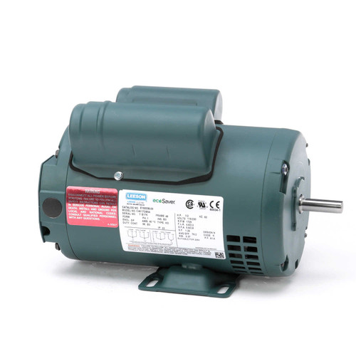 E100338.00 Leeson |  1/2 hp 1725 RPM 48 Frame 115/208-230 Volts Open Drip