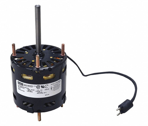 Fasco D1124 Motor | 1/20 hp 1550 RPM CW 3.3" Diameter 115 Volts Refrigeration Motor