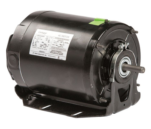 ARB2024L1 Century 1/4 hp 1725 RPM 2-SPD 56Z Frame 115V Belt Drive TEAO Blower Motor Ball Brg Century # ARB2024L1