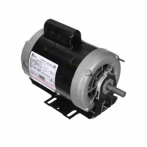 C535 Century 1/2 hp 1725 RPM 2-SPD 56 Frame 115V Belt Drive Ball Brg Blower Motor Century # C535