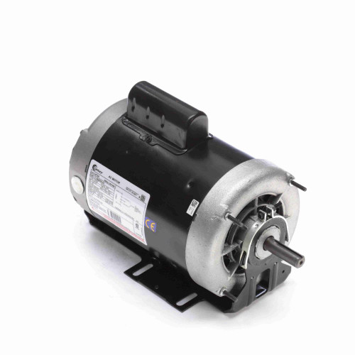 C472A Century 1 hp 1725 RPM 2-SPD 56 Fr 230V Belt Drive Blower Motor Cap Start Century # C472A