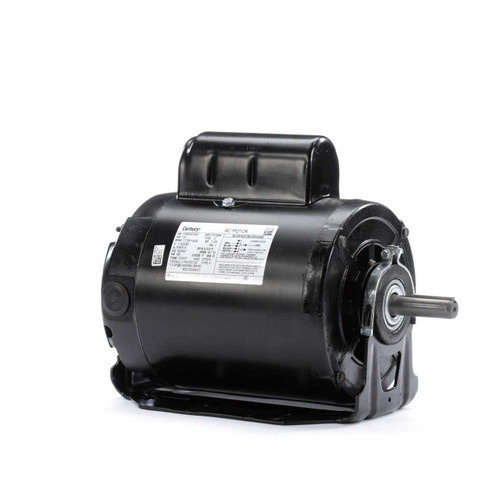 RS1054AV1 Century 1/2 hp 1725 RPM 56 Frame 115/230V 50/60 hz Belt Drive Cap Start Blower Motor Century # RS1054AV1