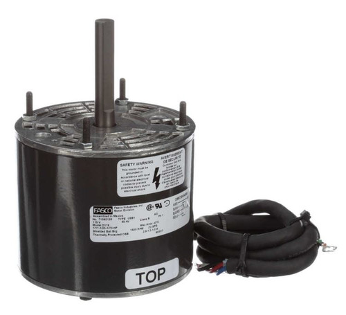 Fasco D119 Motor | 1/11 hp 1500 RPM 3-Speed CCW 4.4" Diameter 115V (Replaces Dayton 4M222))