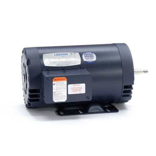 116699.00 Leeson |  5 hp 3600 RPM 56HJ Frame ODP C-Face (Rigid Base) 230/460V