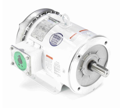 132199.00 Leeson |  3 hp 3600 RPM 182TC Frame TEFC 230/460 Volts Wash Down Duty