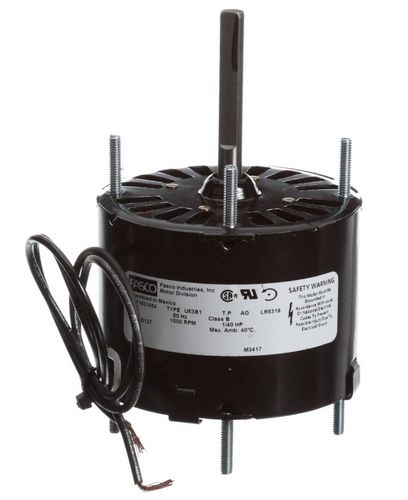 Fasco D127 Motor | 1/40 hp 1500 RPM CCW 3.3" Diameter 115 Volts