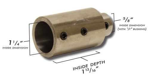 Shaft Coupling 5/8" X 1-1/4" # CPLG12563