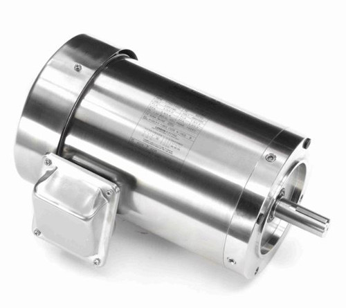 191219.00 Leeson |  1.5 hp 1800 RPM 56C Frame TEFC 208-230/460V Stainless Steel