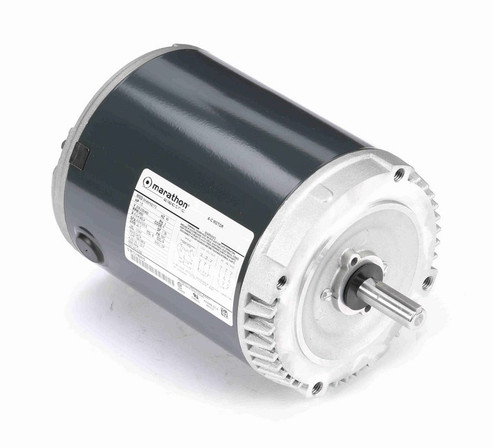 K222 Marathon 1 1/2 hp 3600 RPM 3-Phase  56C Frame ODP (no base) 208-230/460V Marathon Motor